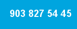 903 827 54 45 903 827 54 45